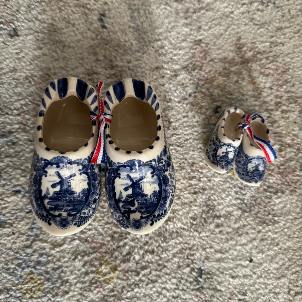 Dutch Porcelain Shoes